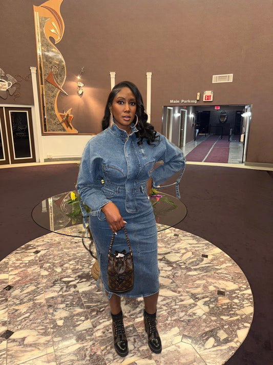 Elevated Denim Dress