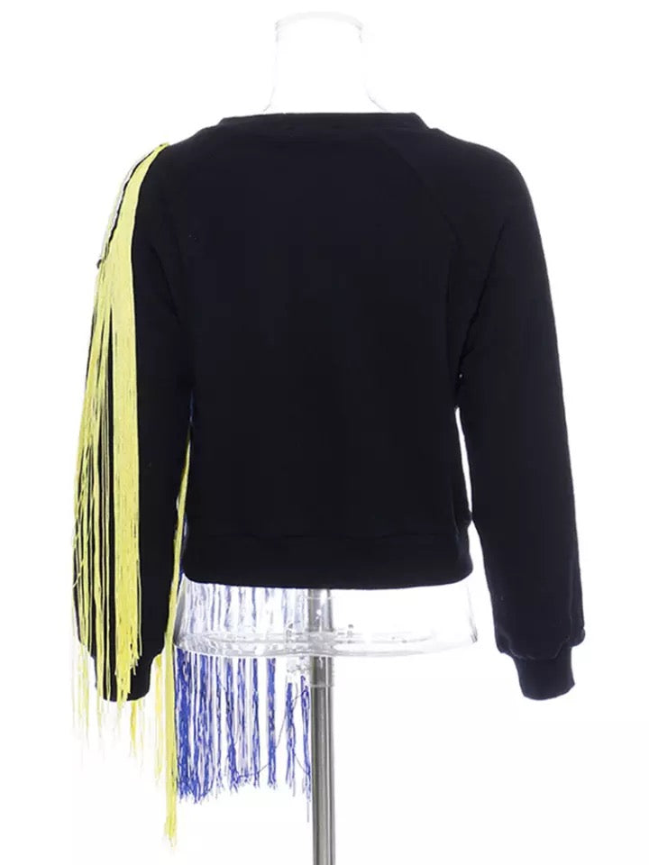 Simone Fringe Sweater