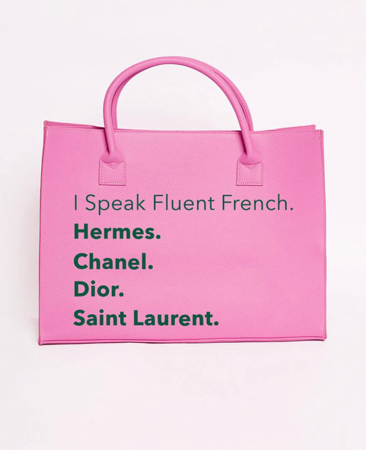 Fluent French Tote-Guava Pink